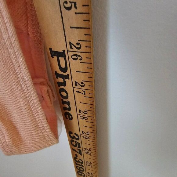 NWT DOUBLE ZERO PEACH SCOOP NECK BODYSUIT TANK SIZE MEDIUM - Picture 14 of 14